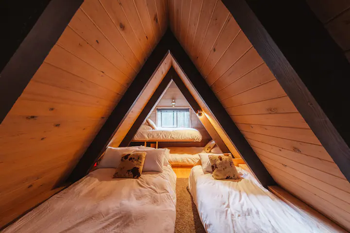 Wooden A-Frame House