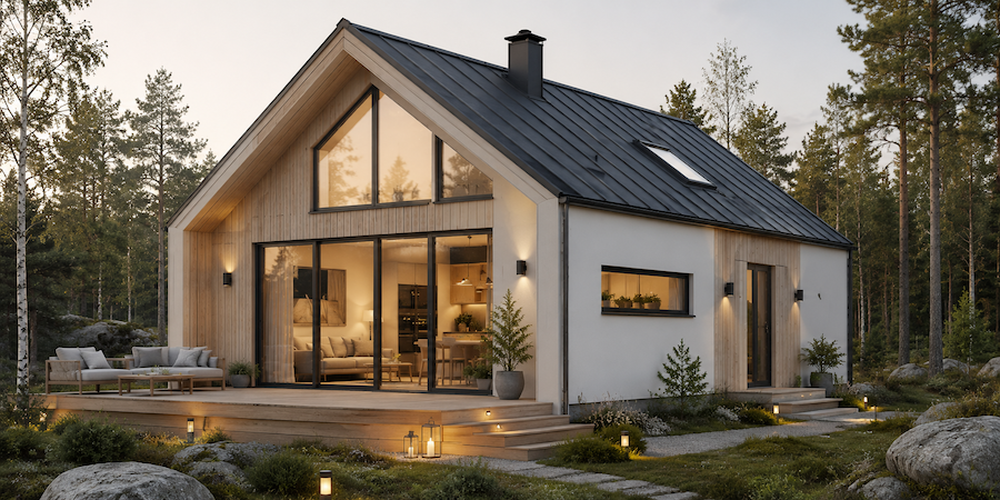 Scandinavian Small House Plans